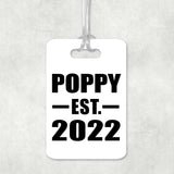 Poppy Established EST. 2022 - Luggage Bag Tag