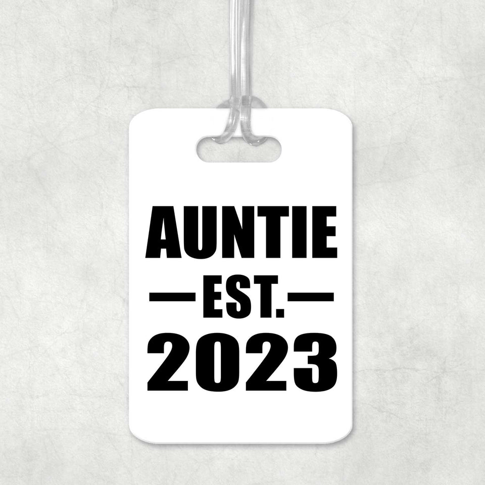 Auntie Established EST. 2023 - Luggage Bag Tag