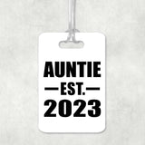 Auntie Established EST. 2023 - Luggage Bag Tag