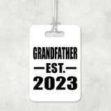 Grandfather Established EST. 2023 - Luggage Bag Tag