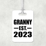 Granny Established EST. 2023 - Luggage Bag Tag