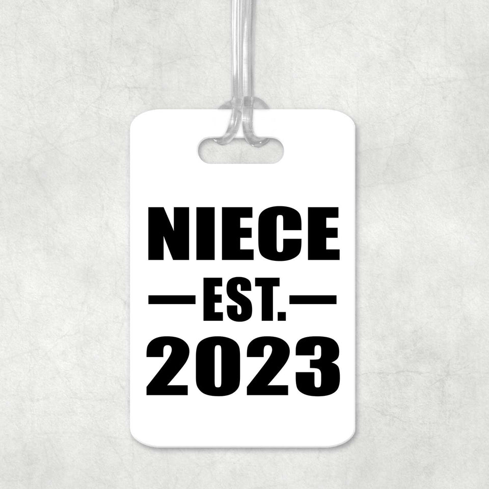Niece Established EST. 2023 - Luggage Bag Tag