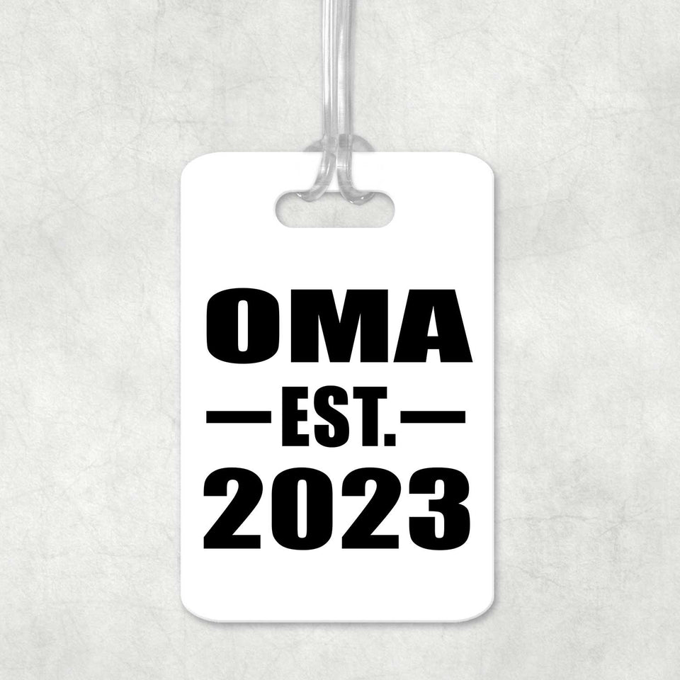 Oma Established EST. 2023 - Luggage Bag Tag