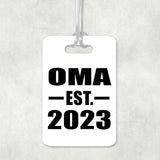 Oma Established EST. 2023 - Luggage Bag Tag