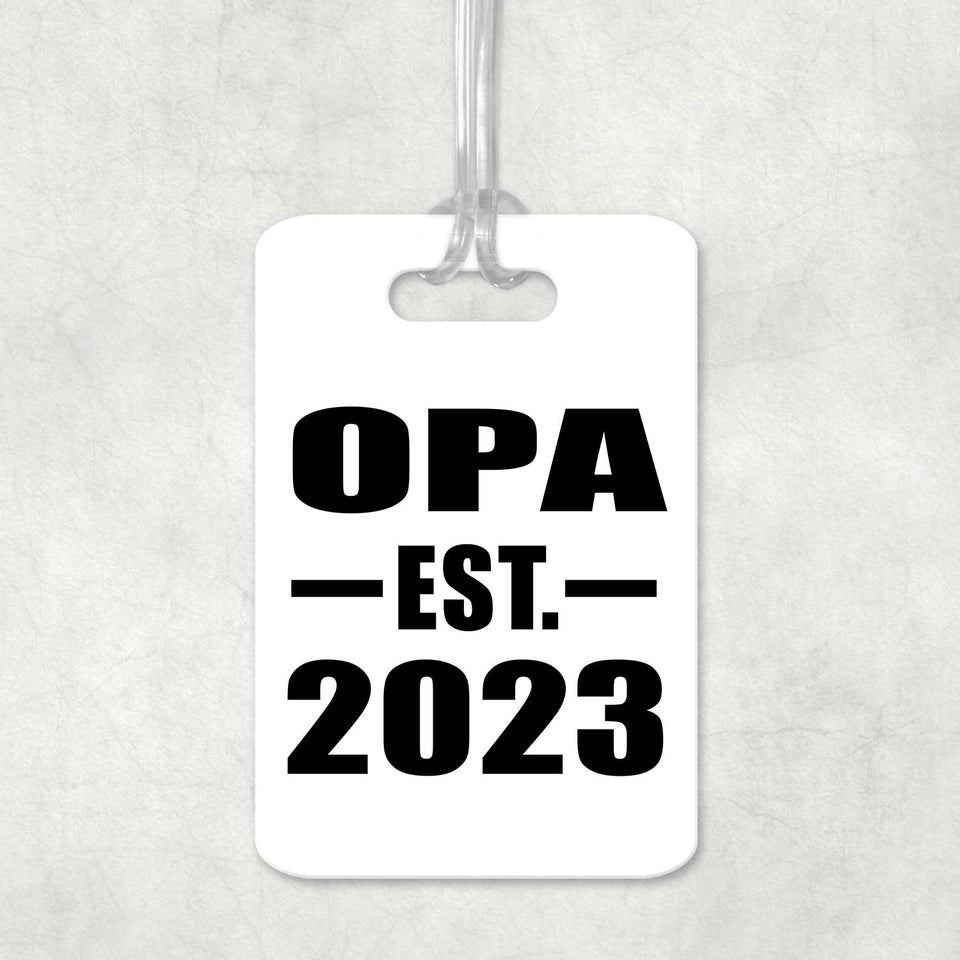 Opa Established EST. 2023 - Luggage Bag Tag