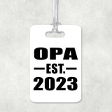 Opa Established EST. 2023 - Luggage Bag Tag