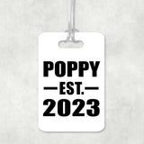Poppy Established EST. 2023 - Luggage Bag Tag