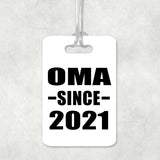 Oma Since 2021 - Luggage Bag Tag
