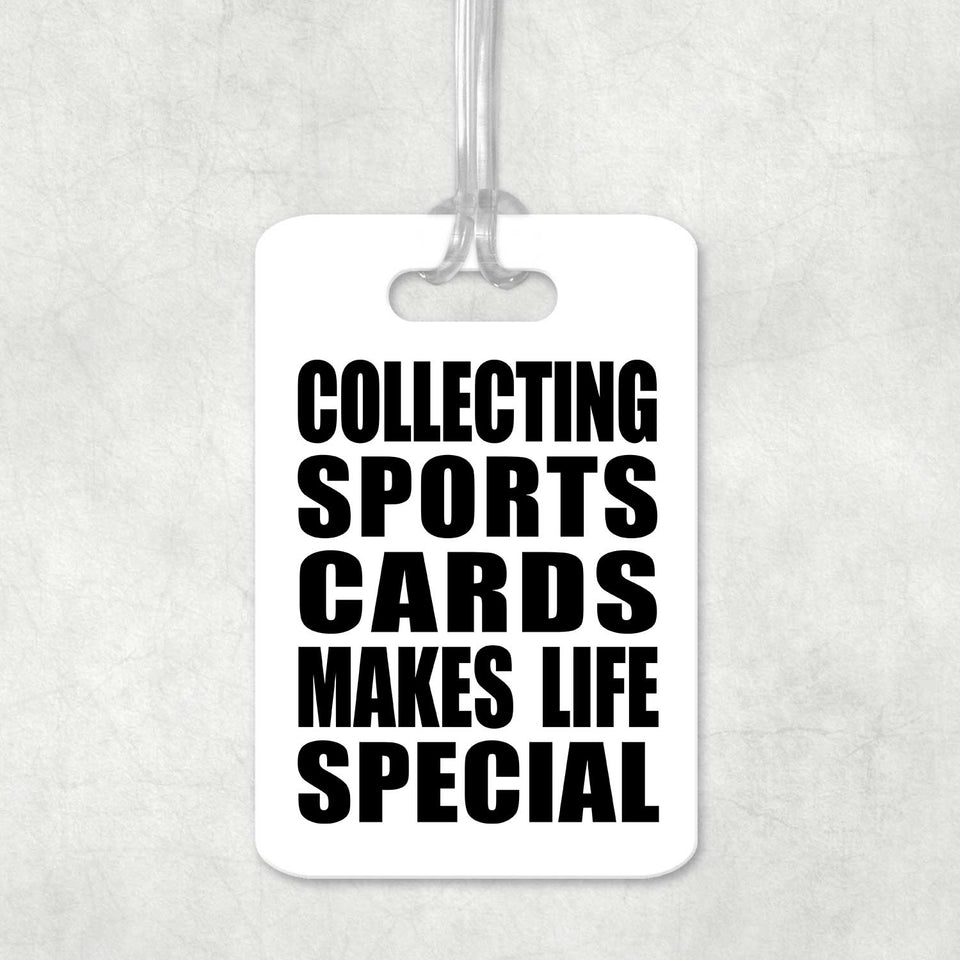 Collecting Sports Cards Makes Life Special - Luggage Bag Tag
