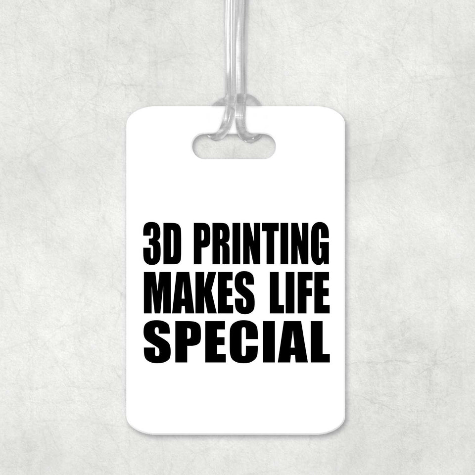 3D Printing Makes Life Special - Luggage Bag Tag
