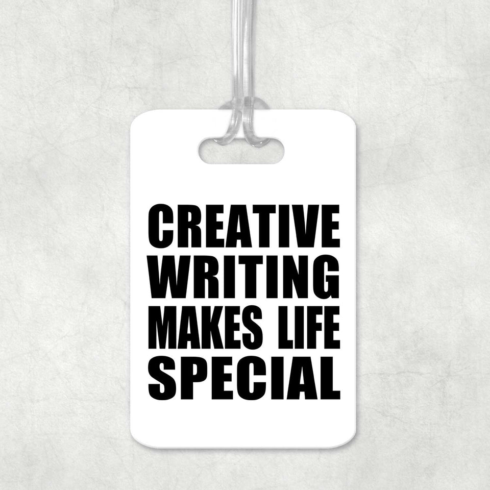 Creative Writing Makes Life Special - Luggage Bag Tag