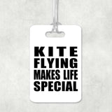Kite Flying Makes Life Special - Luggage Bag Tag