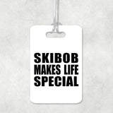 Skibob Makes Life Special - Luggage Bag Tag