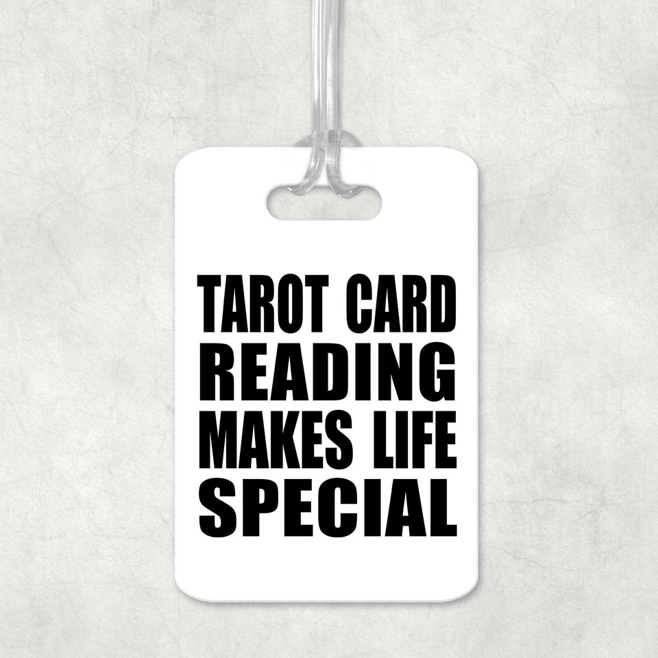 Tarot Card Reading Makes Life Special - Luggage Bag Tag