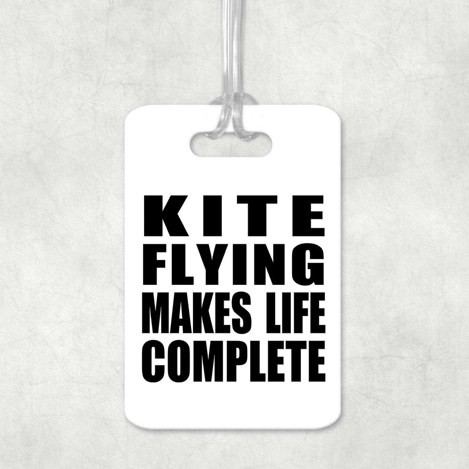 Kite Flying Makes Life Complete - Luggage Bag Tag