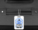 Grandpa Is An Angel Takes You Under His Wings - Luggage Bag Tag