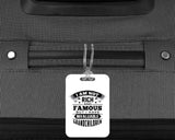 I Am Not Rich & Famous, But I Have Invaluable Grandchildren - Luggage Bag Tag