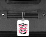 The Smallest Hands Make The Biggest Mark On Grandma's Heart - Luggage Bag Tag