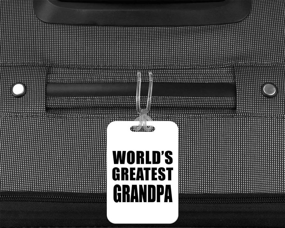 World's Greatest Grandpa - Luggage Bag Tag