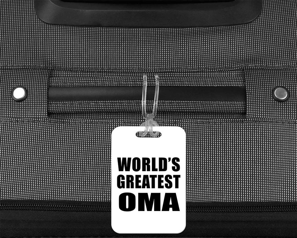 World's Greatest Oma - Luggage Bag Tag