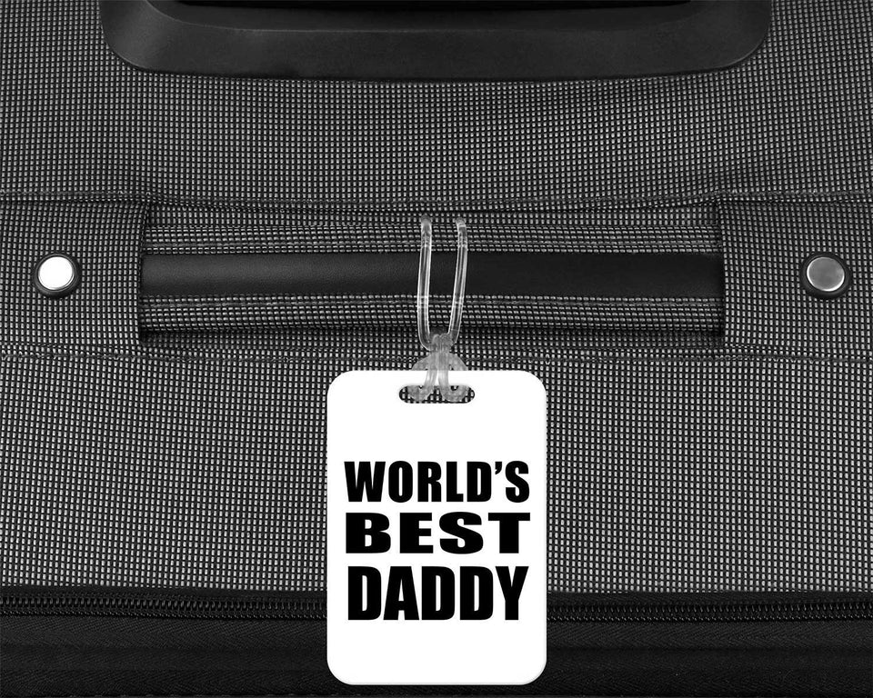 World's Best Daddy - Luggage Bag Tag