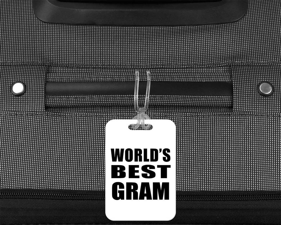 World's Best Gram - Luggage Bag Tag