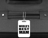 World's Best Mam - Luggage Bag Tag