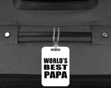 World's Best Papa (Grandpa) - Luggage Bag Tag