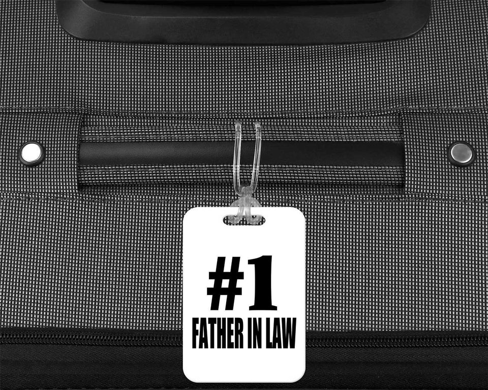 Number One #1 Father In Law - Luggage Bag Tag
