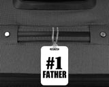 Number One #1 Father - Luggage Bag Tag