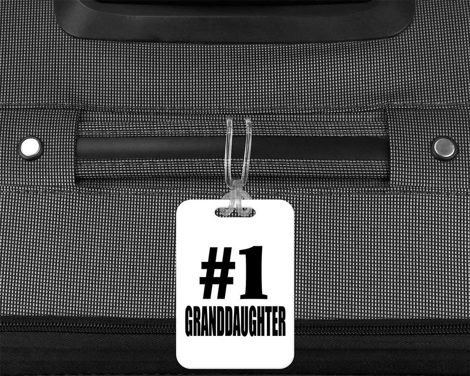 Number One #1 Granddaughter - Luggage Bag Tag