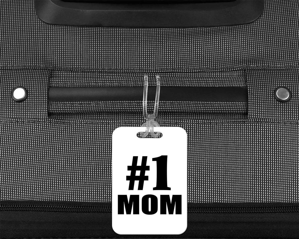 Number One #1 Mom - Luggage Bag Tag