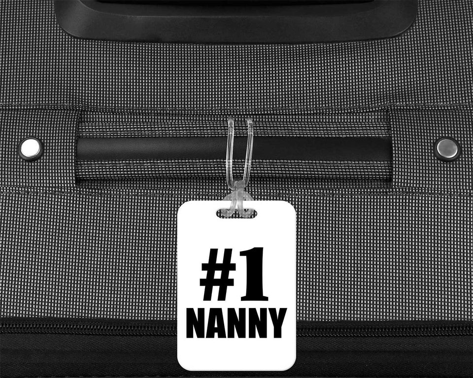 Number One #1 Nanny - Luggage Bag Tag