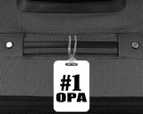 Number One #1 Opa - Luggage Bag Tag