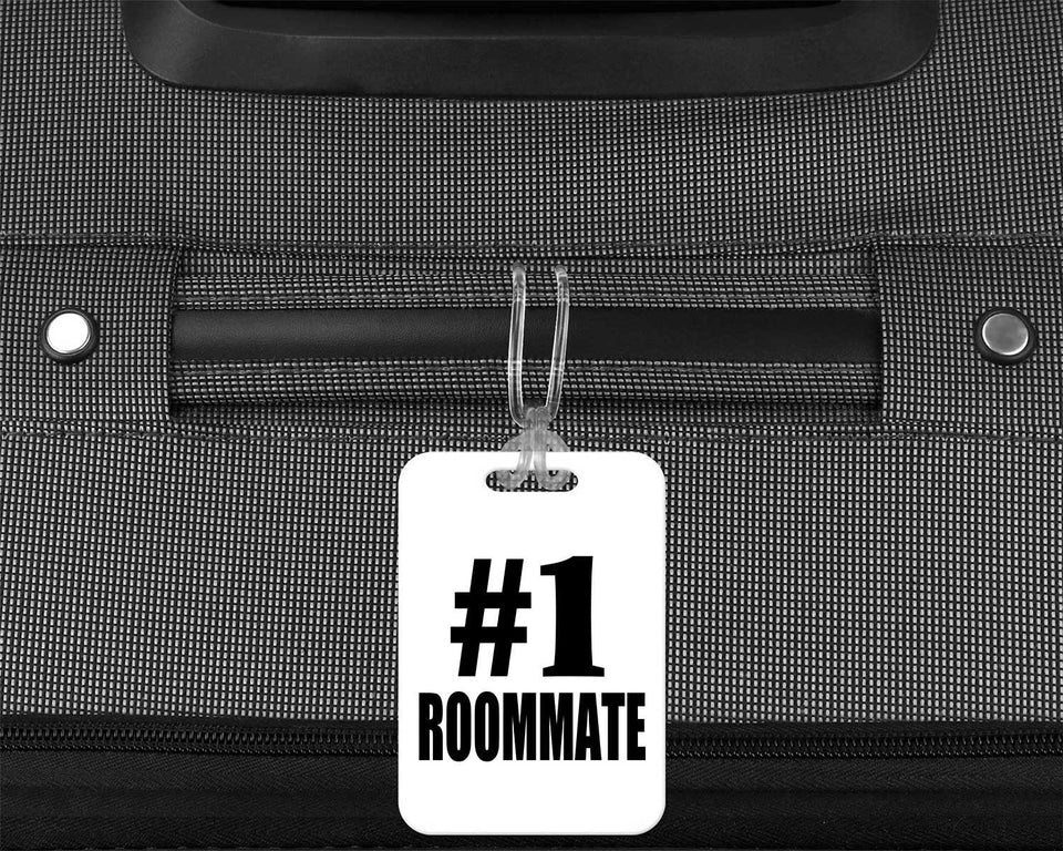 Number One #1 Roommate - Luggage Bag Tag