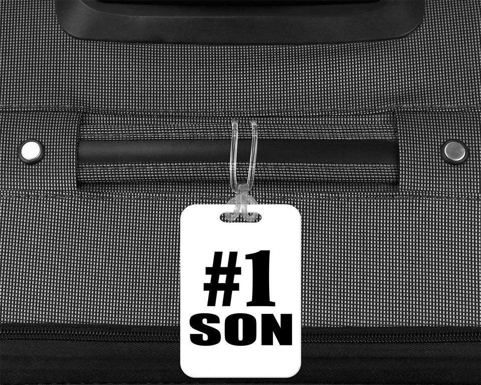 Number One #1 Son - Luggage Bag Tag