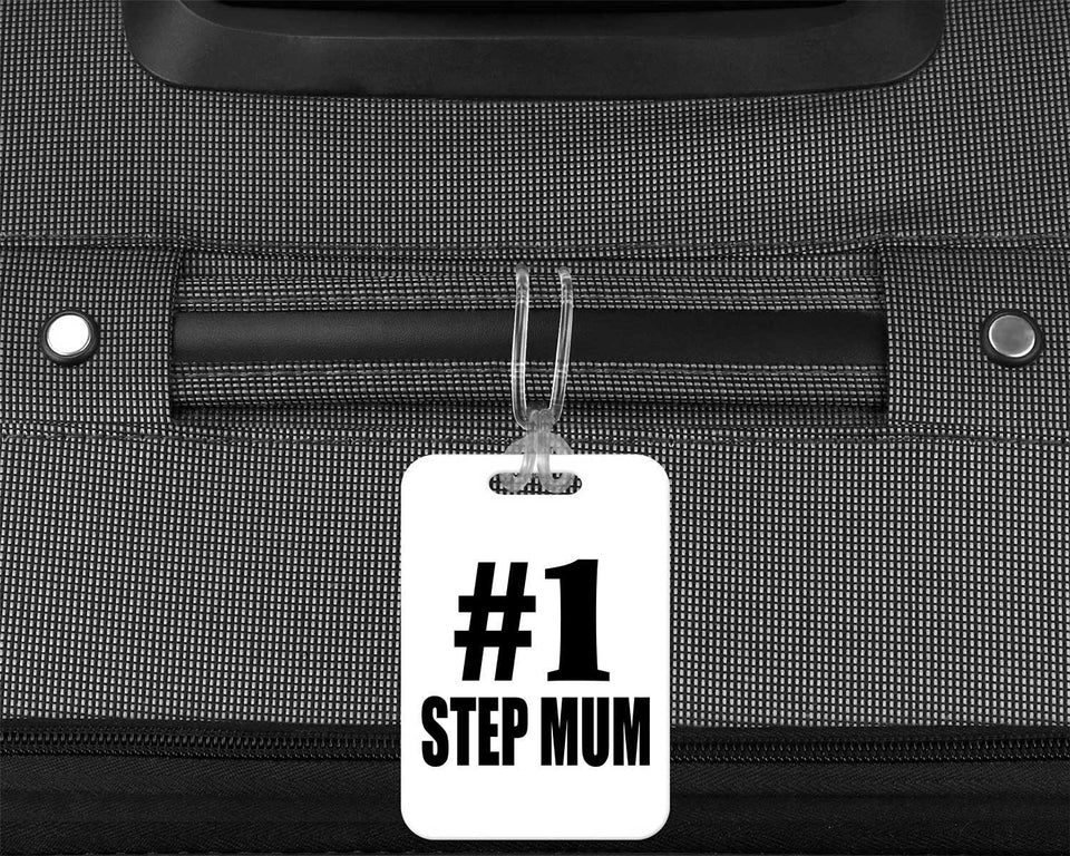 Number One #1 Step Mum - Luggage Bag Tag