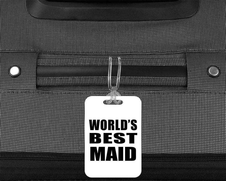 World's Best Maid - Luggage Bag Tag