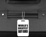 World's Greatest Dairy Farmer - Luggage Bag Tag