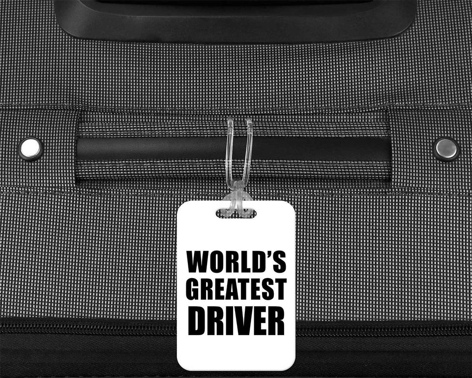 World's Greatest Driver - Luggage Bag Tag