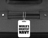 World's Greatest Navy - Luggage Bag Tag