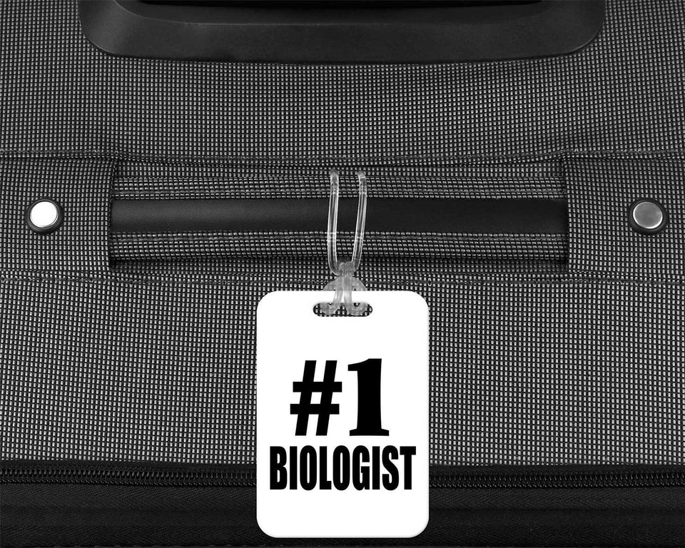 Number One #1 Biologist - Luggage Bag Tag