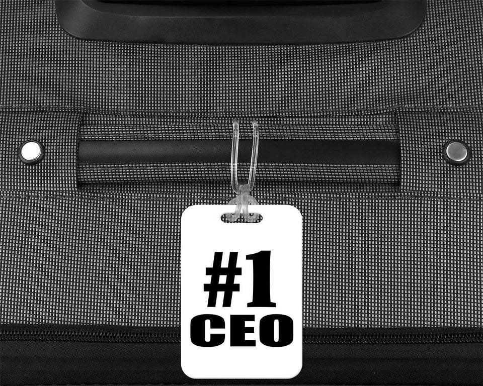 Number One #1 CEO - Luggage Bag Tag