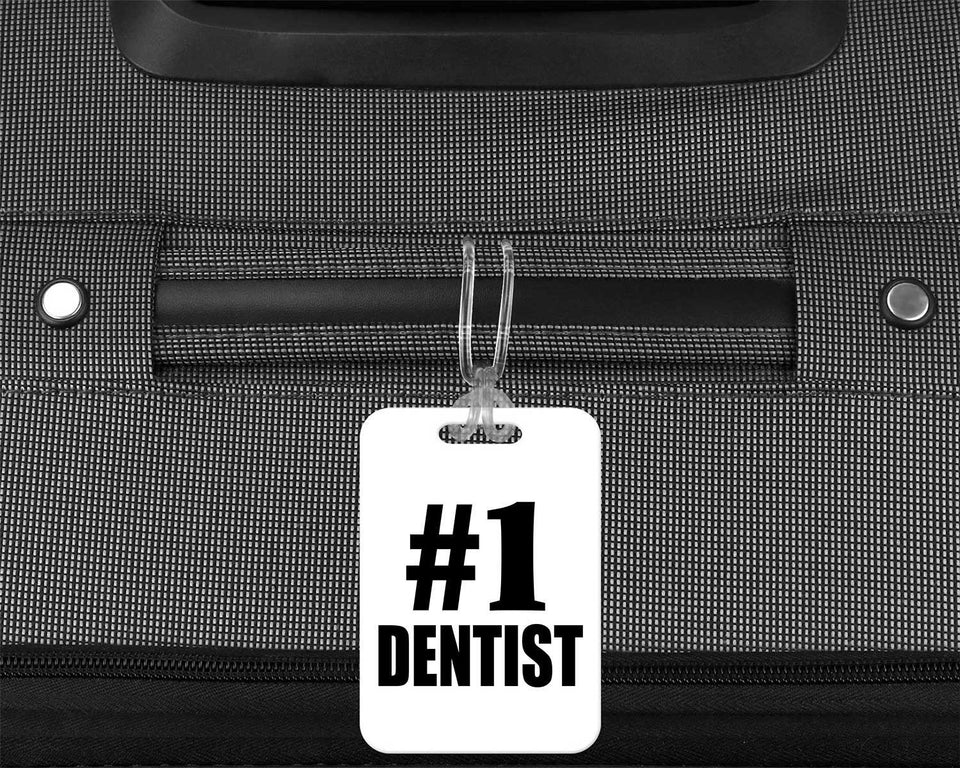Number One #1 Dentist - Luggage Bag Tag