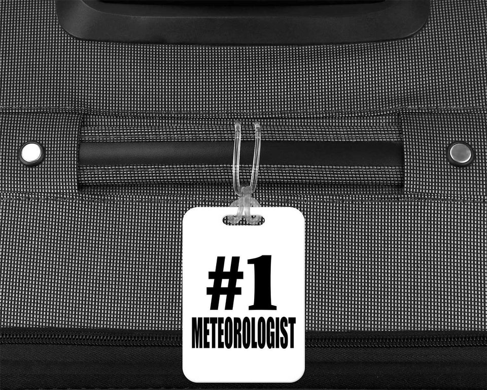 Number One #1 Meteorologist - Luggage Bag Tag