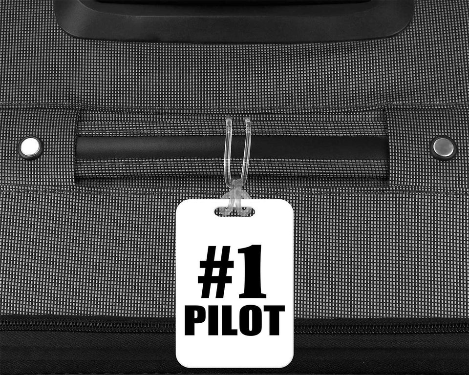 Number One #1 Pilot - Luggage Bag Tag