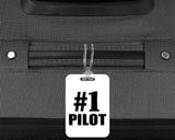 Number One #1 Pilot - Luggage Bag Tag