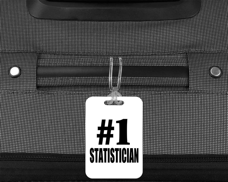 Number One #1 Statistician - Luggage Bag Tag