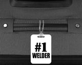 Number One #1 Welder - Luggage Bag Tag