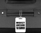 Most Awesome Tax Examiner - Luggage Bag Tag